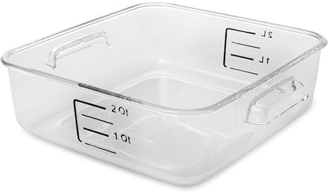 Rubbermaid 1.9L Space Saving Container - Clear