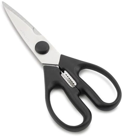 Arcos Serie Prochef, Forbici da Cucina, Lama Acciaio Inossidabile 195 mm, Manico Polipropilene, Colore Nero