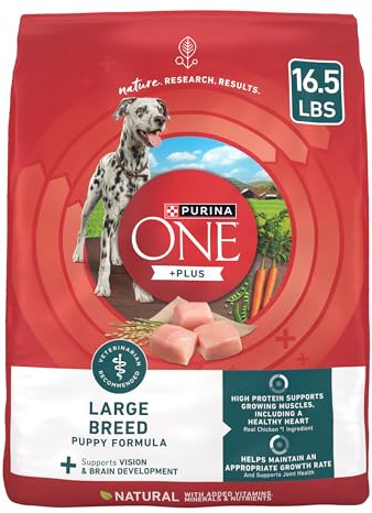 Purina ONE Plus Large Breed Puppy Food Dry Formula - 16.5 lb. Bag