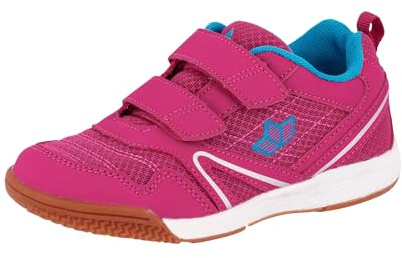 Lico Unisex Kinder Boulder V Hallenturnschuhe, Pink Türkis, 28 EU