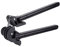 Tube Bender, 4 in 1 180° Pipe Tubing Benders Brake Pipes Bender for 3/16in 1/4in 5/16in 3/8in Tubes Heavy Duty Bending Tool for Copper Aluminum(Black)