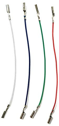 luosh 3/4PCS Cartridge Phono Cable Leads Header Wires for Turntable Phono Headshell