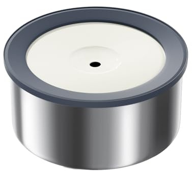 SCHITEC Ciotola d'Acqua per Cani Antigoccia 2L in Acciaio Inox - A Prova di Perdite, Adatta all'Alimentatore Elevato per Animali Domestici