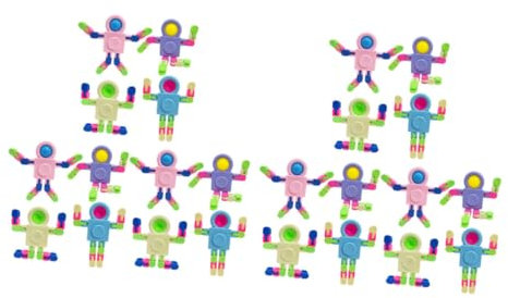 KONTONTY 24piezas Juguetes Sensoriales Giratorios Antiestrés Juguetes De Escritorio para Oficina