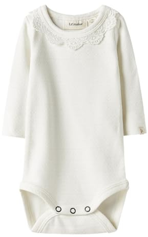 Lil' atelier baby kvinnor Nbftapia Ls Slim Body Lil, Coconut milk, Numeric_86, Kokosnötmjölk, numeric_86