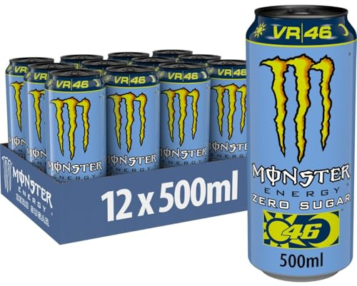 Energy VR46 Zero Sugar Energy Drink, 500ml, 12 Pack