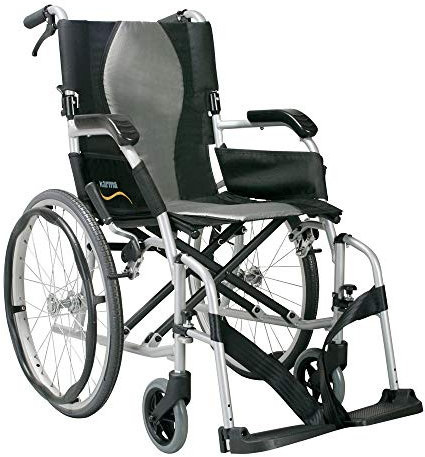 Karma Ergo Lite 2 Ultra Lightweight Folding Self Propel Wheelchair With Brakes.