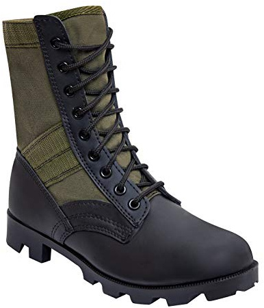 Rothco Jungle Boots - 8 Inch - Durable All-Terrain Boot with Lightweight Comfort, Olive Drab, Regular, 10
