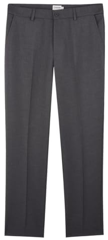 Farah Classic Men's Roachman Trousers, Grey (Charcoal ), 30-32 UK