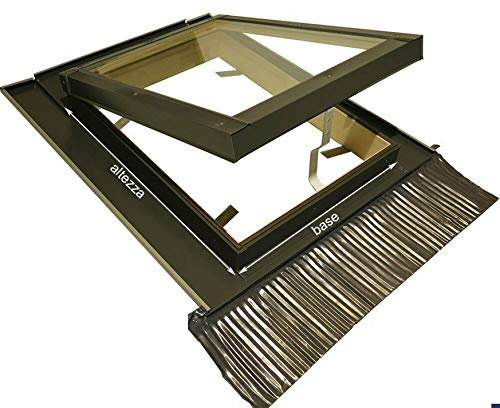 Lucernario per Tetto con Triplo Vetro Antisfondamento - Apertura Vasistas/Accesso al Tetto (45 x 55 Base x Altezza)