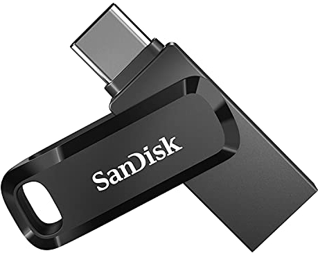 SanDisk Ultra Dual Drive Go USB Type-C 512 GB (Android Smartphone Speicher, USB Type-C-Anschluss, 400 MB/s Lesegeschwindigkeit, Nutzung als Schlüsselanhänger möglich)