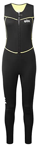 Gill Womens Dynamic Long Jane Sleeveless 3mm Neoprene Wetsuit 4 Way Stretch Thermal Protection For All Water Sports Paddle Board Kayaking Sailing Swimming Surfing