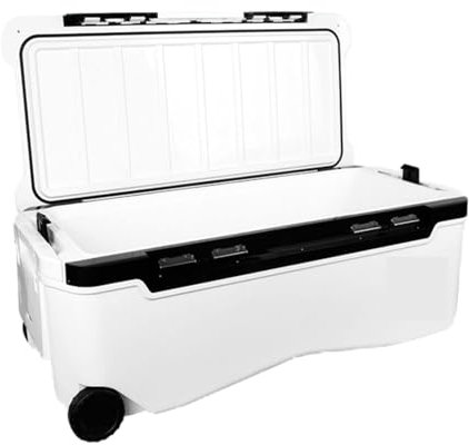 Fishing Box, Sea Fishing Insulated Box, Outdoor Fishing Reel Storage Box with Wheels, Suitable for Fishing and Camping