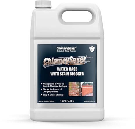 ChimneySaver Water-Base Water Repellent with Stain Blocker - Masonry Protection - 1 Gallon
