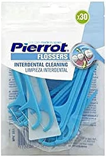 PIERROT, fil dentaire avec porte fil, lot de 30 unités