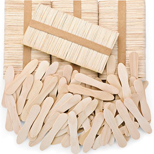Nuogo 1500 Stück Holz-Eiscreme-Probenlöffel, Einweg-Eiscreme-Gelato-Probierstäbchen, Mini-Holz, Schokolade, heißer Kakao, Sommer-Essentials, kleiner Hochzeits-Dessertlöffel für Proben, Handwerk, 7,6