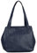 TOM TAILOR Mirenda Damen Shopper Umhängetasche Reißverschluss Groß Blau