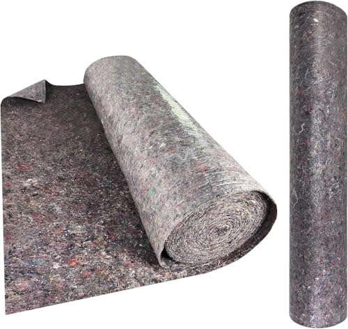 FIVMEN Malervlies 1m x 50m Abdeckvlies mit PE Anti-Rutsch Beschichtung 180g/m² Malerflies für Maler Boden Tapezieren Renovieren Heimwerker