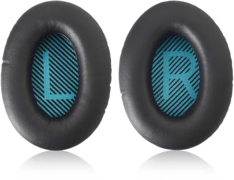 Coussinets d'oreille,Oreillette de Remplacement pour Bose QuietComfort 15/QC15/QC25/QC2/QC35/ SoundTrue & SoundLink Ae2/Ae2i/Ae2w Casque Circum-aural