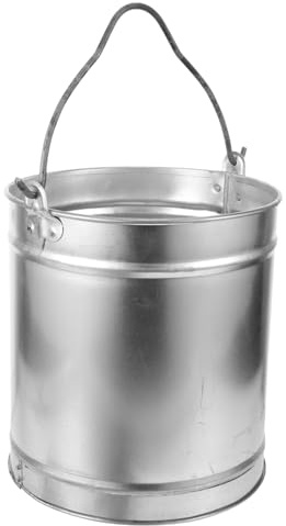POPETPOP Fireplace Ash Bucket Garden Burn Bin Metal Storage Bbq Holder Compact Ash Bin for Easy Cleaning
