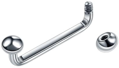 TREMTIMERETI New 2025 1Pc/Lot Titanium Tragus Surface Piercing Tongue Bar Barbell 14G/16G Micro Dermal Skin Diver Intimate Jewelry Fashion Trendy Accessories Creative Gift