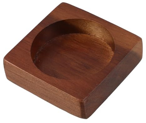 MUCKLILY Holzsockel Für Kaffee Und Pfeffermühle Aufbewahrungstabletts Für Salz Und Pfeffermühlen Rutschfeste Basis Für Mühle Tablett Für Gewürze Holzhalter Für Küche Und Zuhause