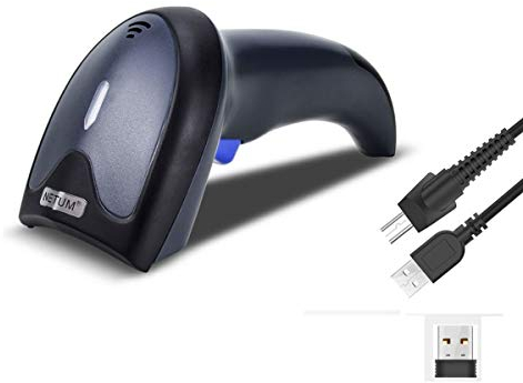 NETUM Bluetooth 2D Barcode-Scanner 3-in-1 (2,4G Wireless & Bluetooth & USB verkabelt) Barcodeleser Scan QR PDF417 DataMatrix Maxicode für Handy Android iOS PC Computer W8-X