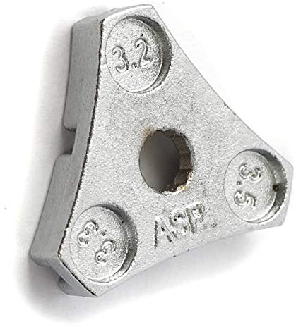 KHEbikes KHE ASP Fahrrad-Speichenschlüssel Zentrierschlüssel Speichenspanner 3,2 3,3 3,5mm