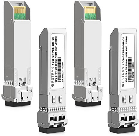 OPSTRAN 10GBASE-SR SFP+ Optical Transceiver Module Compatible with Cisco SFP-10G-SR SFP-10G-SR-S SFP-10G-SR-X 10Gbps 850nm 300m DDM Duplex LC MMF 4 Pack