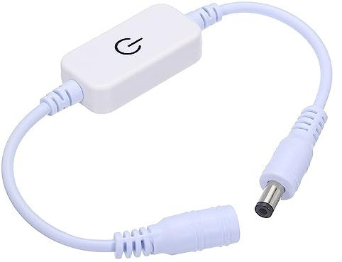 sourcing map Touch Dimmer Switch DC 5-24V Suitable for LED Light Cabinet White