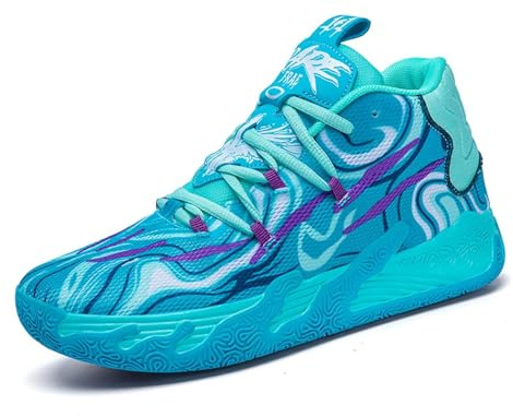 Zapatillas de Baloncesto Deportivas de caña Alta para Hombre Mujeres clásicas Suela Casuales Moda Zapatos Deporte Antideslizantes,Fitness, Caminar, Informales