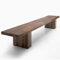 QSNYJPL Massiv Holzbank, Einfache Gartenbank, Wetterfest Rückenfrei, Moderne Haushaltsmöbel für Schlafzimmer, Veranda, Park, Hof, Haus, Flur(160x35x45 cm/63x14x18 in)