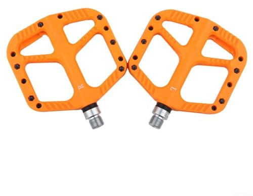 Klapppedale für Mountainbikes, entwickelt für optimalen Halt und Stoßdämpfung (Orange)