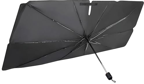 JOOLESER Pare-Brise Pliable,Pare-Soleil Parapluie Pour Voiture,Pare-Soleil Voiture Pare-Brise Intérieur,2026 Dernier Pare-Soleil Avant Pliable,Bloque Les Rayons UV