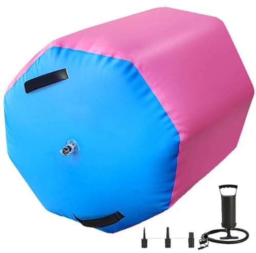 COUCHO Rullo da Ginnastica, attrezzo per salti mortali, Tappetino per Flessioni All'Indietro, Rullo Gonfiabile Ginnastica, Rullo Flessioni All'Indietro Yoga, Diametro 70/80/90 cm(80*L100CM)