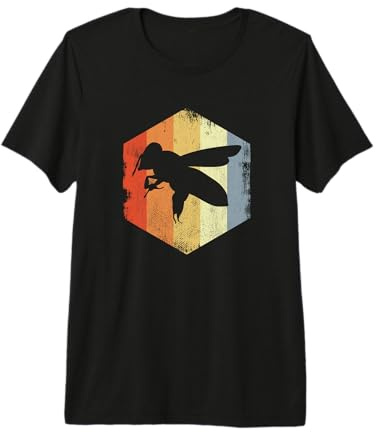 Dessin d'abeille Vintage Apiculteur Apiculture T-Shirt Haut de Gamme
