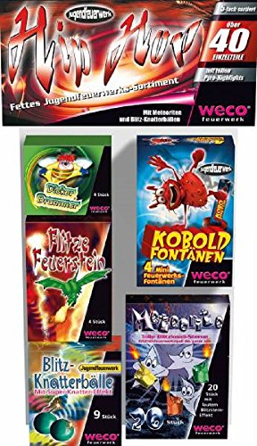 WECO Jugend-Sortiment Hip Hop Kat.F1 über 40 Einzelteile