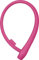 ABUS Kabelschloss Ugrip Cable 560/65, Pink, 65 cm, 58473
