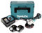 Makita DGA 504 RFJ 18 V 125 mm Akku Winkelschleifer im MAKPAC inkl. 2x BL 1830 Akku + DC18RC Ladegerät