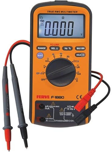 FERVE f-1880 Digital Multimeter mit USB-Anschluss