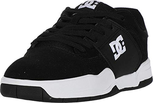 DC Shoes ADYS100551 Hombre Zapatillas de Skateboard, Negro (Black/White BKW), 38 EU