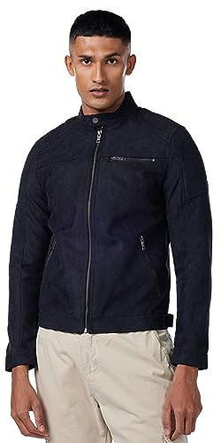 JACK & JONES Male Kunstwildlederjacke Kunstwildlederjacke