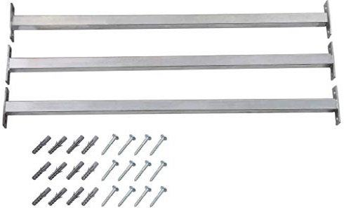 Festnight Barre de Fenêtre Réglable de Sécurité pour Maison ou Bureau 3 pcs 710-1200 mm