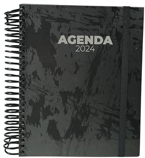 School Agenda Sida för dag | Perfekt för lärare och elever | Färg Svart | Mått 2 x 18 x 21,5 cm - Sweet Color