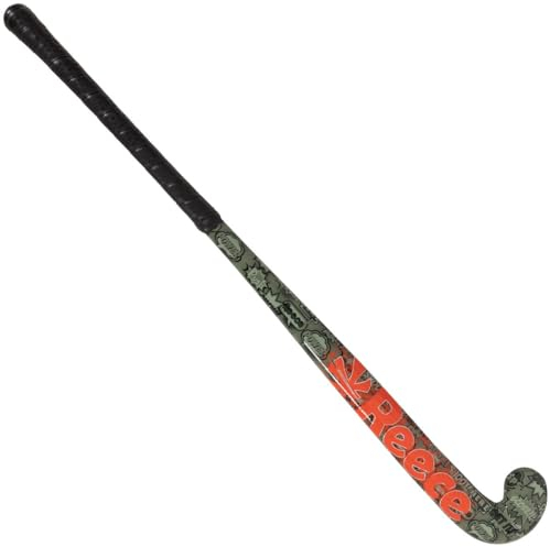 Reece Hockey Stick - Junior - Alpha Jr - All -Gebrauch, Leicht und Langlebig - Geeignet für Hockey - Grün - Größe 35