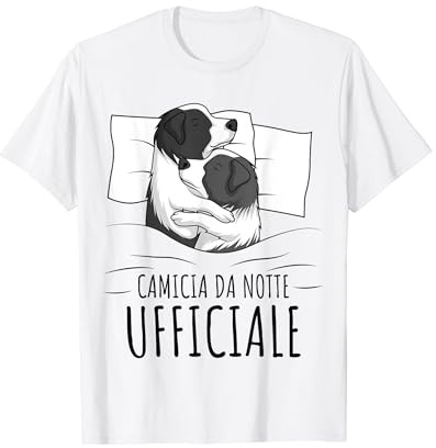 Camicia Da Notte Border Collie Cane Maglietta