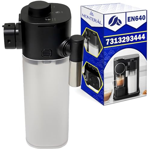 Milchbehälter für Kapsel Kaffeemaschine mit dem Originalcode 7313293444 für Delonghi für Nespresso Gran Lattissima EN 640.B EN 640B - Garantie 10 Jahre - MONTERAL