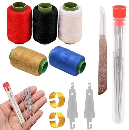 37PCS Sewing Tool Set, Needles Thread Hand Repair Tools, Multi-Purpose Needle and Thread Kit, Sewing Kit Gifts for Women