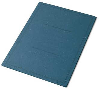 Pigna, 50 chemises à dossier 3 rabats avec impression, Eco Line, 24,5x34,5 cm, 180 g, Colour Light Blue