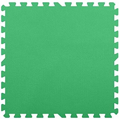 Flooring Inc's 1/2 Soft Non-Toxic Baby Play Mat, Toddler Playmat, Colorful Puzzle PlayMat, Floor Mats for Kids & Babies, EVA Foam Interlocking Tiles for Nursery & Playroom | Blue, 12 Tiles, 48 Sq/Ft